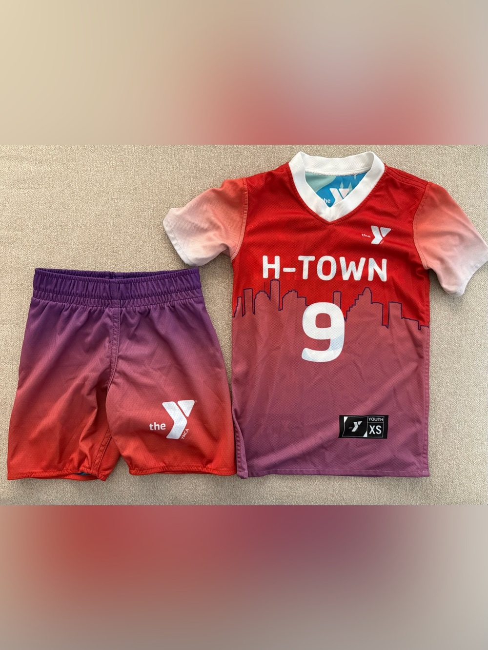 YMCA H-Town Youth Reversible Jersey Set Brand New